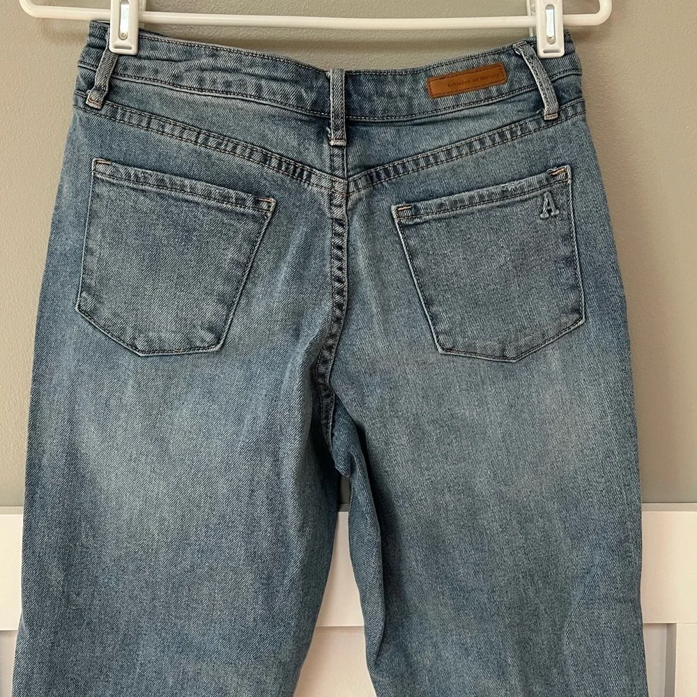 Articles of Society Rene Ankle Straight Jeans in Eden Wash